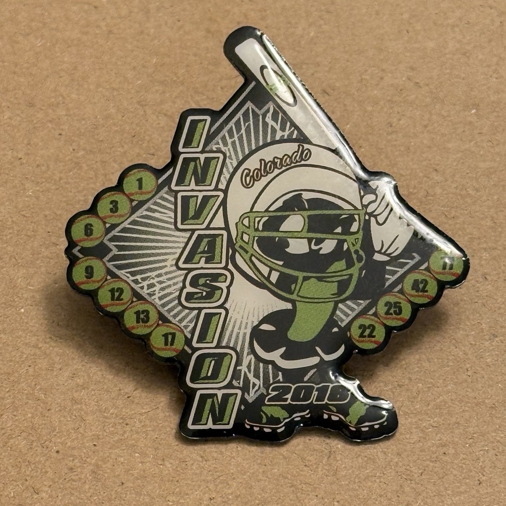 Colorado Invasion 2018 Softball Memorabilia Girl Women Lapel Trading Pin